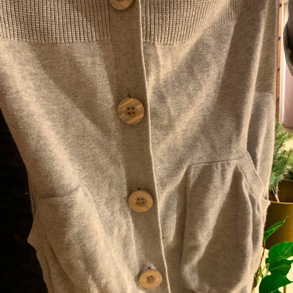 Grey woman cardigan - Picture 4 of 4